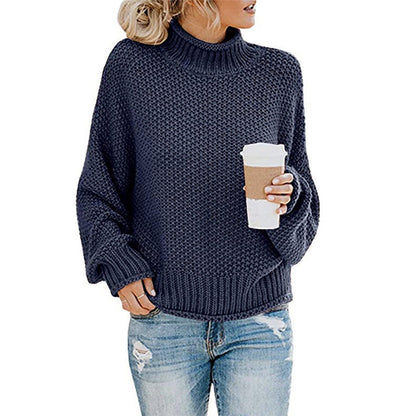 Women’s Chunky Knit Turtleneck Sweater