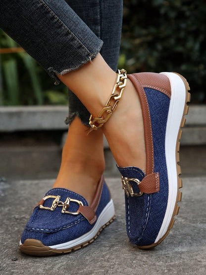 ELLIE | Mocasines con hebilla plana