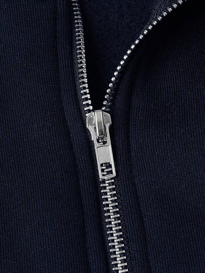 Casual Half-Zip Sweater