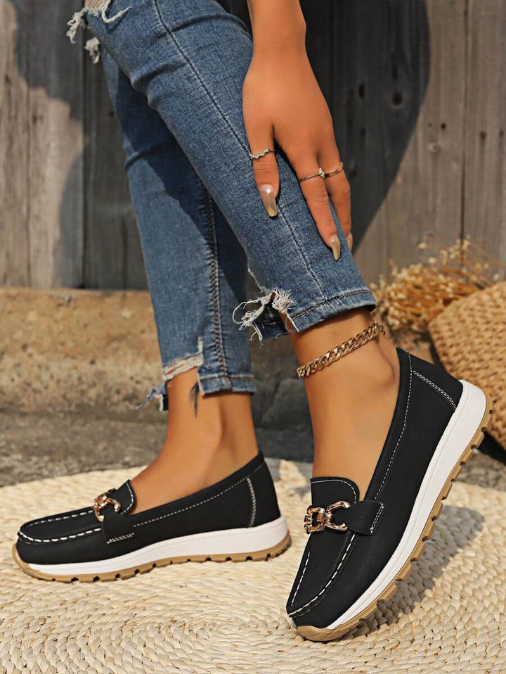 Mia | Non Slip Orthopedic Real Leather Loafers