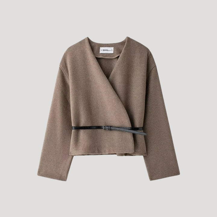 Women’s Spring Belted Wrap Jacket Top