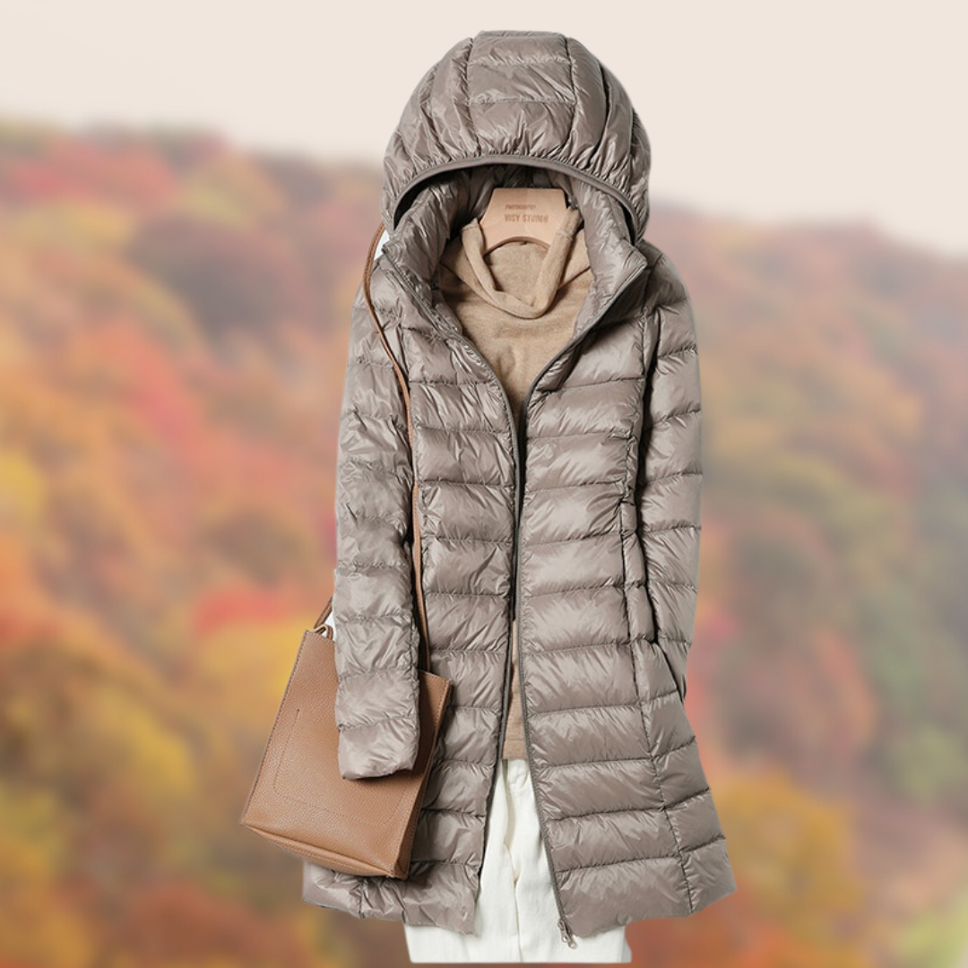 Women’s Slim-Fit Hooded Puffer Jacket