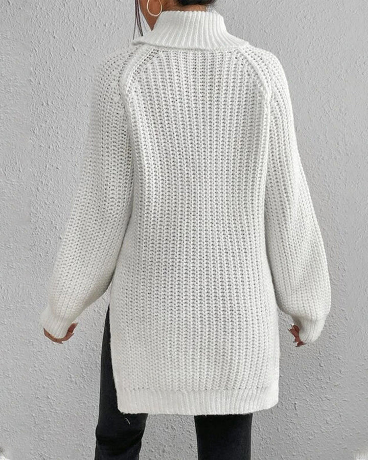 Women’s Cozy Winter Ribbed Knit Sweater