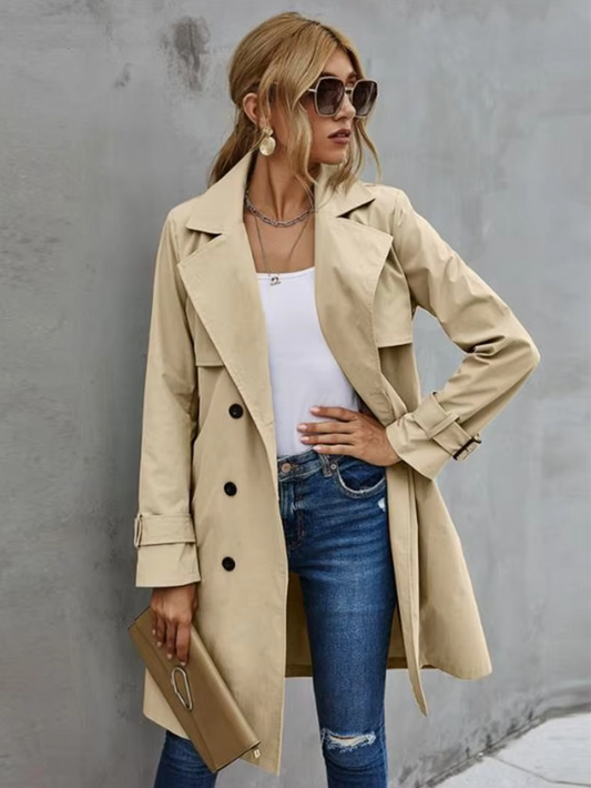 Destiny | Women’s Double-Breasted Trench Coat