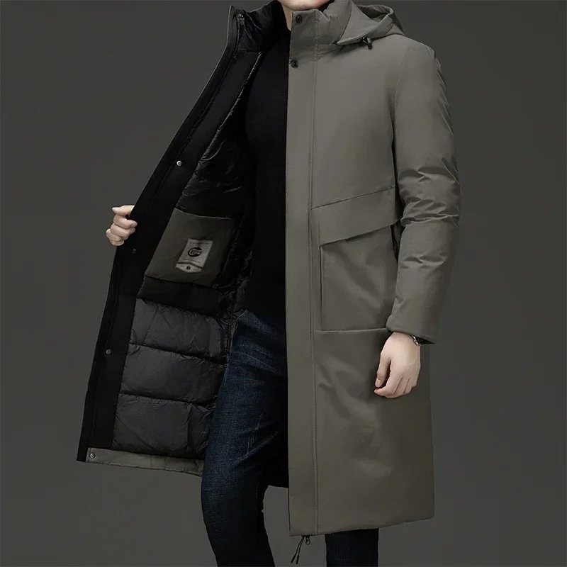 Evan | Abrigo de invierno con cremallera frontal y aislamiento para hombre