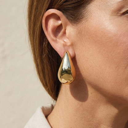 Susan - Pendientes llamativos en forma de lágrima