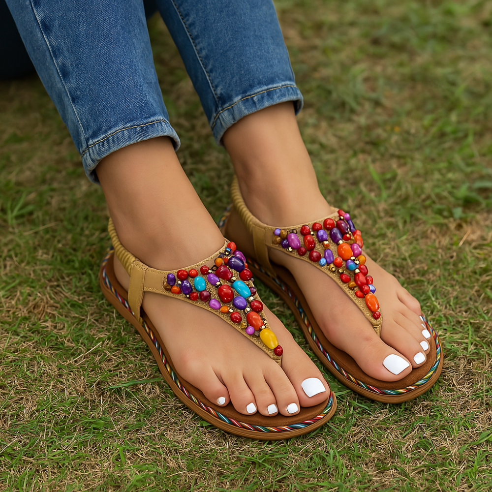 Brescia Boho Corrective Comfort Platform Sandals