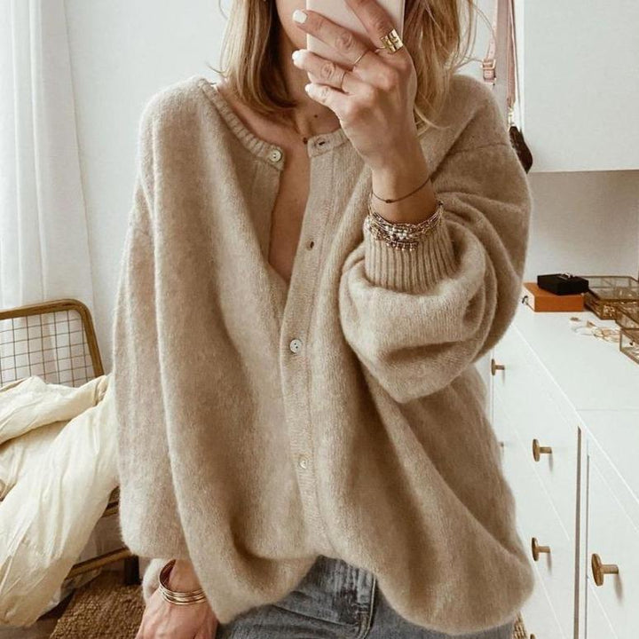 Women’s Winter Casual Button Up Knit Cardigan