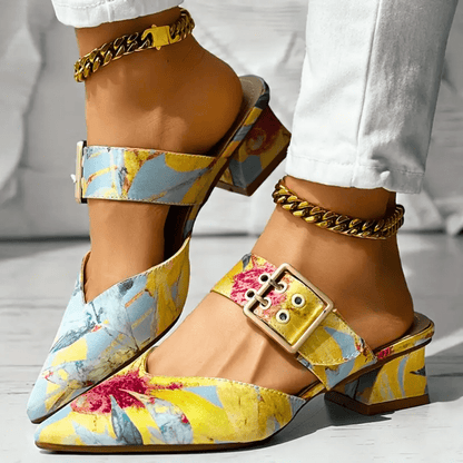 Bello | Tacones Arcoíris Vibrantes