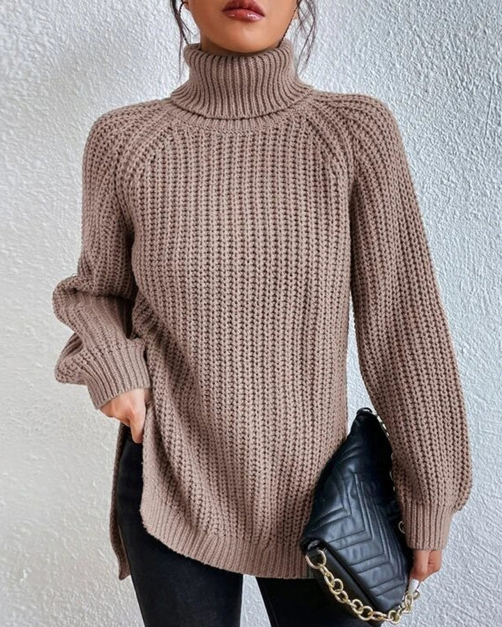 Women’s Cozy Winter Ribbed Knit Sweater