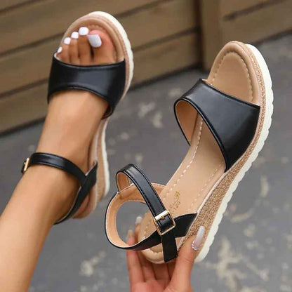 Elaris™ | Sandalias de cuña con plataforma ligera
