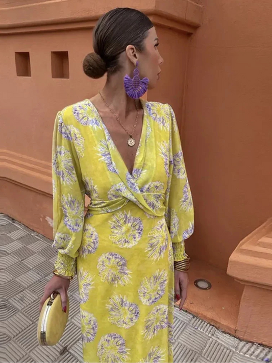 Marisella™ | Vestido midi floral