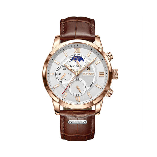 Luxury Waterproof Leather Strap Watch