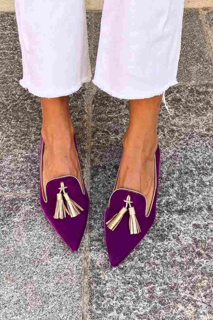 REAL LEATHER LOAFER WITH ELEGANT TASSELS