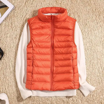 Women’s Lightweight Zip Front Puffer Vest