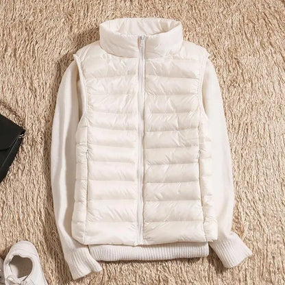 Women’s Lightweight Zip Front Puffer Vest