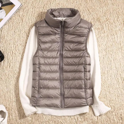 Women’s Lightweight Zip Front Puffer Vest
