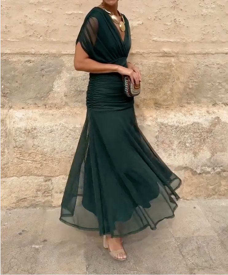 Althea™ | Wrap Dress with Elegant Fluid Line