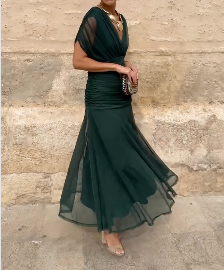 Althea™ | Wrap Dress with Elegant Fluid Line