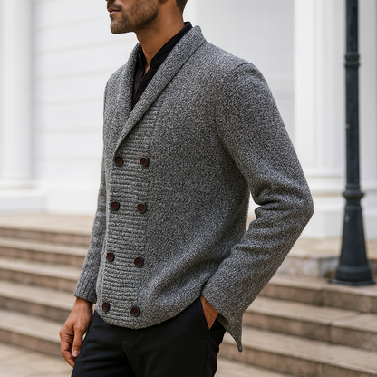 SHAWL CARDIGAN | CLASSIC BRITISH TAILORING
