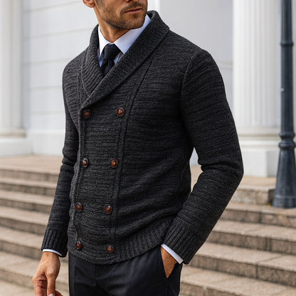 SHAWL CARDIGAN | CLASSIC BRITISH TAILORING