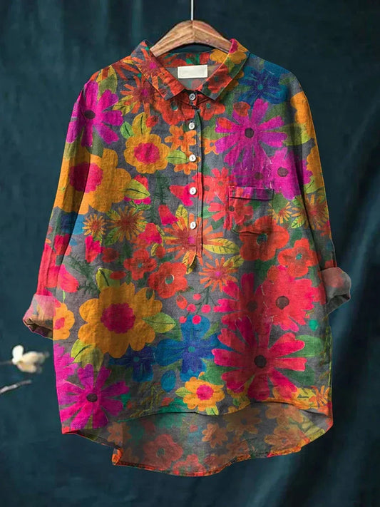 GIANNA™ - Camiseta con Arte Botánico