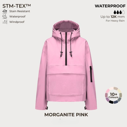 M&amp;D™ - Abrigo impermeable con capucha de gran tamaño