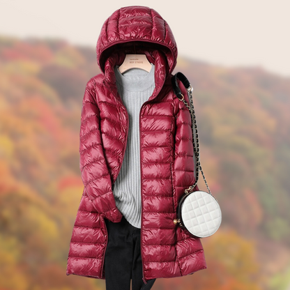 Women’s Slim-Fit Hooded Puffer Jacket