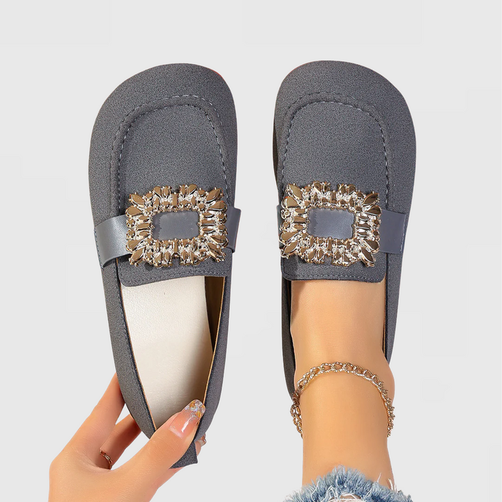 Sleek Supportive Comfort Real Leather Loafers