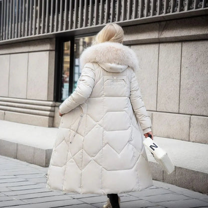 Hannah | Abrigo acolchado de invierno para mujer con ribete de capucha
