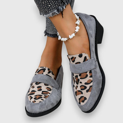 Wild Chic Leopard Print Loafers