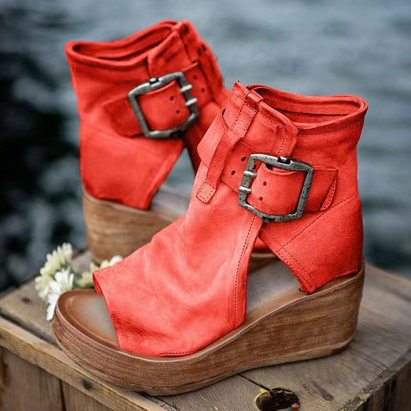 ELANA – SANDALIAS ORTOPÉDICAS BOHO CON CUÑA CON ESTILO