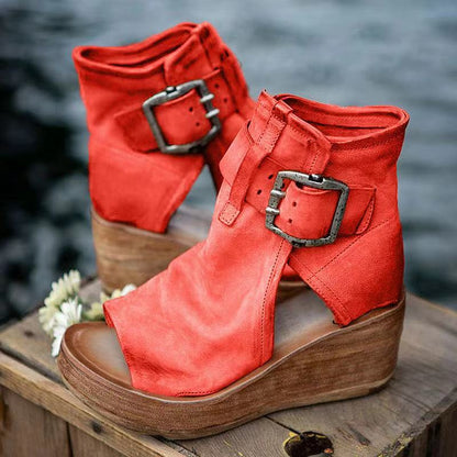 ELANA – SANDALIAS ORTOPÉDICAS BOHO CON CUÑA CON ESTILO