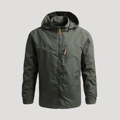 Michael | Chaqueta de primavera con capucha y cremallera para hombre