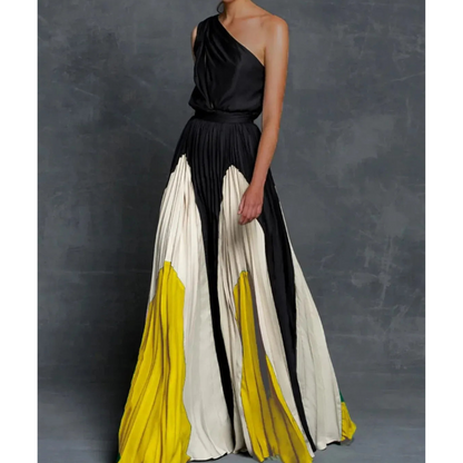 Women’s Artistic One Shoulder Long Dress