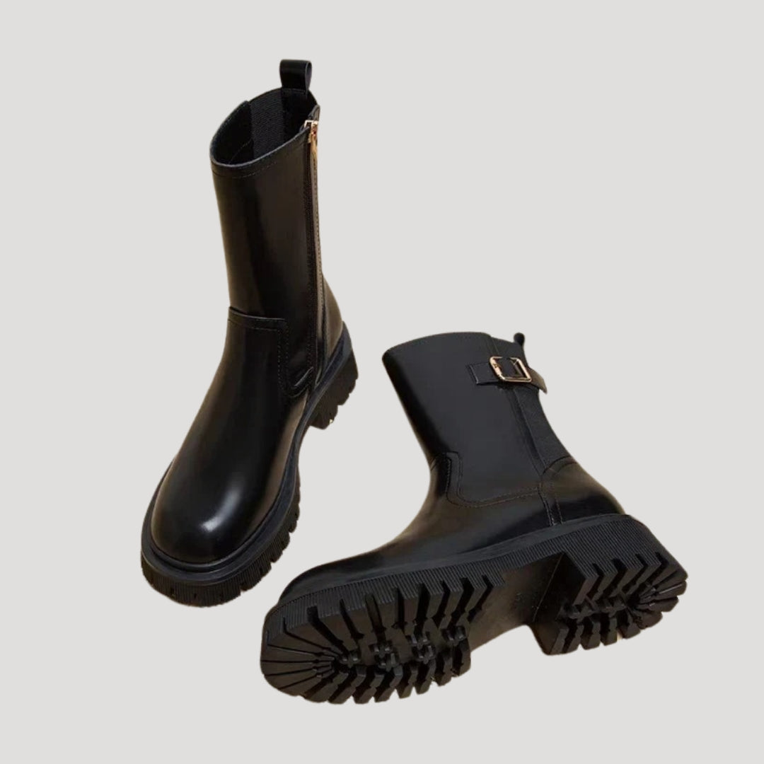Alice  | Women’s Spring Chunky Mid-Calf Boots