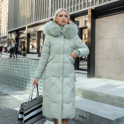 Hannah | Abrigo acolchado de invierno para mujer con ribete de capucha
