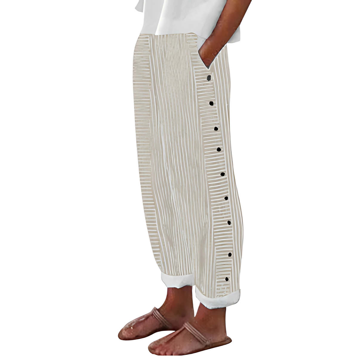 Stylish Summer Striped Pants
