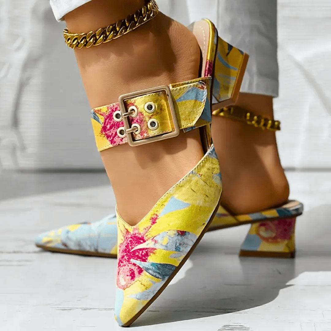 Bello | Tacones Arcoíris Vibrantes