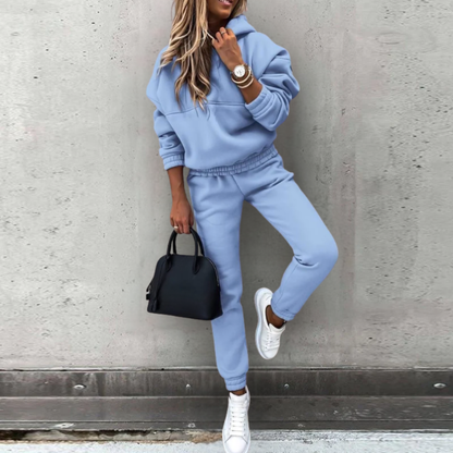 Natalie | Conjunto de sudadera y joggers elásticos para mujer