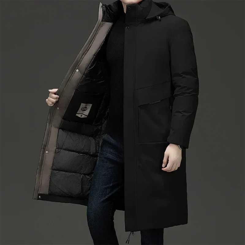 Evan | Abrigo de invierno con cremallera frontal y aislamiento para hombre