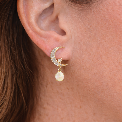 Lori - Pendientes Luna y Estrella