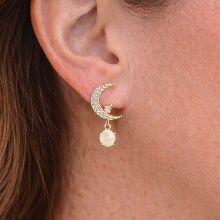Moon Star Earrings