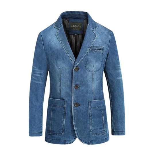 Aiden | Men’s Trendy Formal Casual Denim Blazer