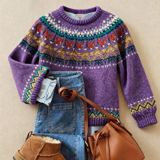 Cozy Cabin Knit Sweater