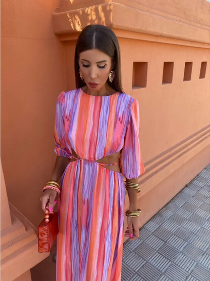 Allegra™ | Vestido maxi sin espalda