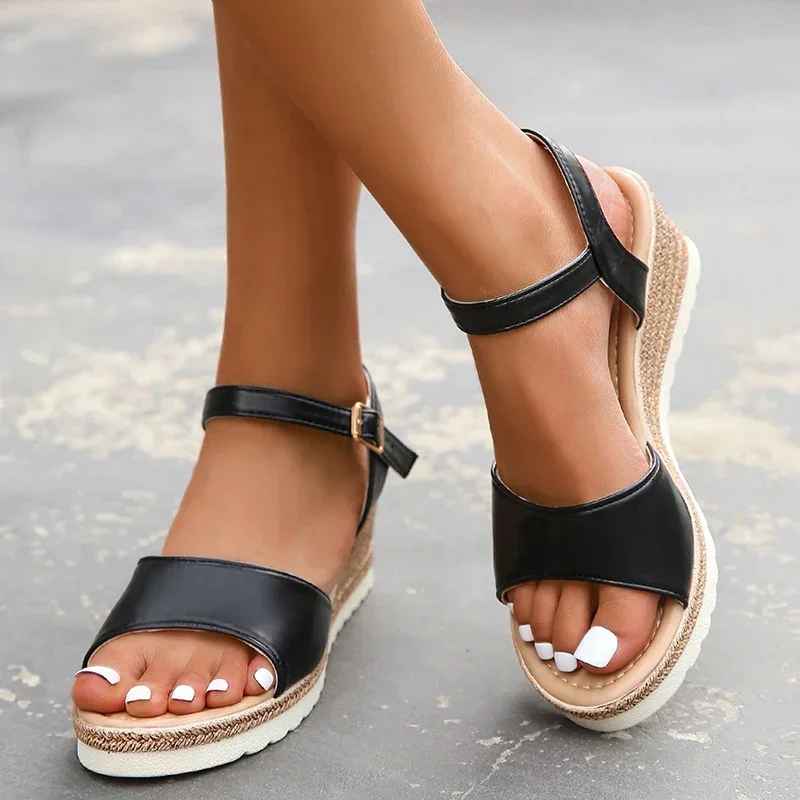 Elaris™ | Sandalias de cuña con plataforma ligera