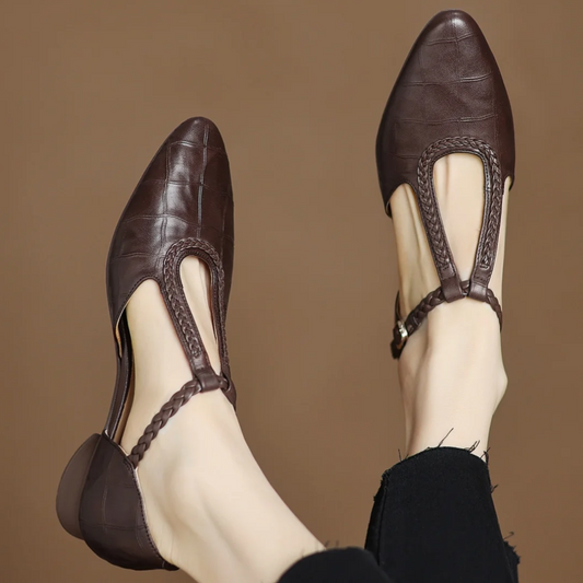 Mary Janes de cuero