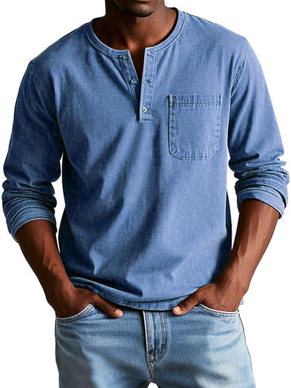 Classic Vintage Long-Sleeve Shirt