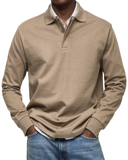 Classic Long Sleeve Polo Shirt